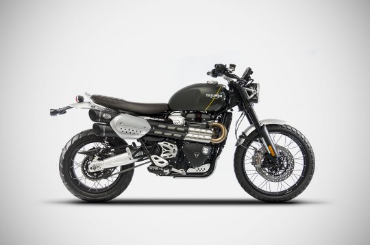 TRIUMPH SCRAMBLER 1200 MY19  RACE SLIP ONS